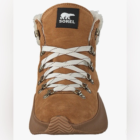 SOREL • Out-N-About III Conquest Waterproof Suede Booties • Camel Brown - Picture 4 of 16